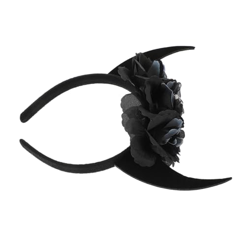 DECOMELODY Halloween Horn Stirnband für Leichtes Komfortables Teufel Haarreif mit Realistischem Hörner Design als Party und Halloween Hochwertiges Stoffmaterial Auffälliges Kostümzubehör von DECOMELODY