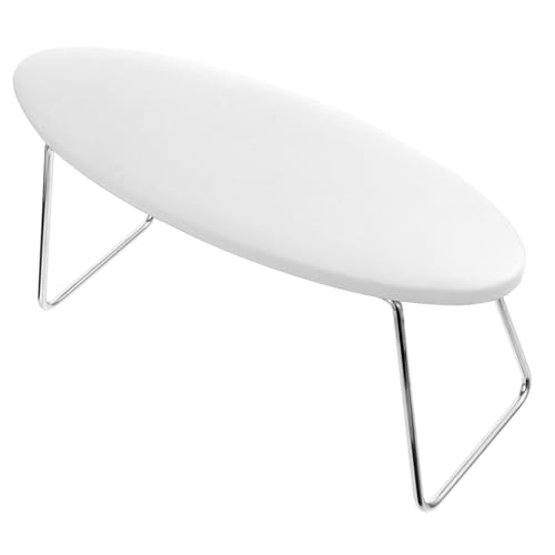 DECOMELODY Handauflage Maniküre Kissen aus Wasserabweisendem Mikrofaser leder Abnehmbar Ergonomisch mit Rostfreiem Edelstahlhalter für Nagelstudio Nagelkünstler und Heimgebrauch von DECOMELODY