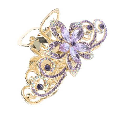DECOMELODY Klaue Clips Haarklammern Große Haarklammer Blumen Haarklammern Für Frauen Dekorative Haarspangen Accessoire von DECOMELODY