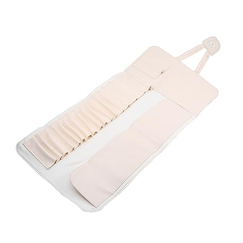DECOMELODY Kosmetiktasche PU Make Up Pinsel Organizer Beigefarben Fächer Kompakt Leicht Praktisch für Damen Zuhause und Reisen DECOMELODY Kosmetiktasche PU Make Up Pinsel Organizer Beigefarben Fächer Kompakt Leicht Praktisch für Damen Zuhause und Reisen von DECOMELODY