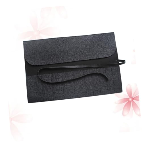 DECOMELODY Kosmetiktasche für Makeup Pinsel mit Bindeband Kompakter Tragbarer Kosmetik Pinsel Organizer Beutel für Reisen Zufällige Farbe Leicht und Geräumig für Eyeliner und von DECOMELODY
