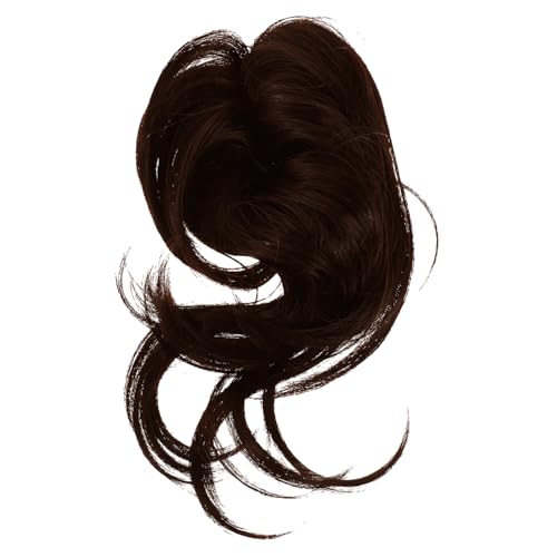 DECOMELODY Leichter Haarteil Dutt Clip aus Hitzebeständigem Seidensynthetik mit Robustem Kunststoffklammer Einfach zu Befestigen für Damen und Mädchen für Partys Hochzeiten und Alltag von DECOMELODY