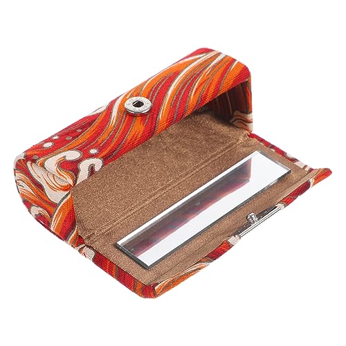 DECOMELODY Lippenstifthalter Für Handtasche Kosmetik Organizer Im Chinesischen Design Tragbares Make up Etui Leichtes Reiseetui Für Lippenstifte Und Kleine Gegenstände von DECOMELODY