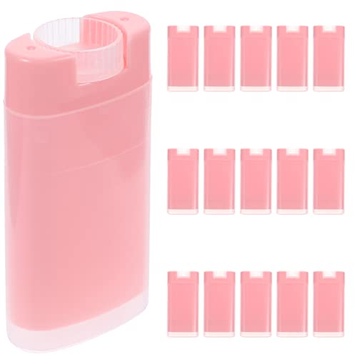 DECOMELODY Lippenstifthülsen 15 Stück Leere Lippenstifthüllen Tragbare Lipgloss-behälter Für Frauen von DECOMELODY