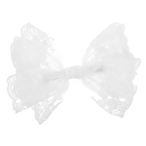 DECOMELODY Mädchen Haarklammer Weißer Spitzen Haarclip Frühling Haarnadel Leicht Elegant Party Zubehör Damen Haarschmuck und Langlebig von DECOMELODY