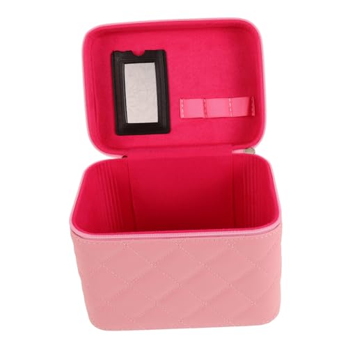 DECOMELODY Make up Koffer mit Großem Fassungsvermögen Stilvoller Kosmetik Organizer Multifunktionale Make up Tasche für Reise und Alltag Geräumig und Vielseitig für Damen und Unterwegs von DECOMELODY