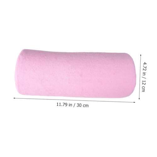 DECOMELODY Maniküre Handkissen Nagel Armlehne Kissen Weiches Handauflagepolster Stützendes Handgelenkpolster Rosa Waschbar für und Heimgebrauch von DECOMELODY