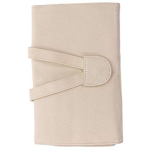 DECOMELODY Mehrzweck Make up Pinseltasche Mit 18 Fächern Faltbare Kosmetiktasche Für Reisen Aufbewahrungstasche Für Pinsel Und Kosmetikwerkzeuge Tragbarer Organizer Aus Pu in Beige von DECOMELODY