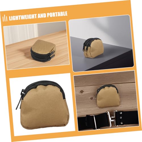 DECOMELODY Münzbeutel Klein Mit Reißverschluss Mini Geldbeutel Für Karte Und Münze Praktische Aufbewahrungstasche Für Handy Und Kopfhörer von DECOMELODY