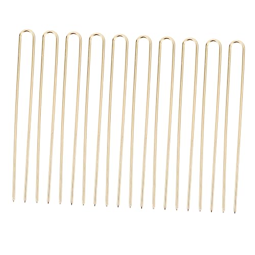 DECOMELODY 10stücke U-förmige Haarnadeln Goldener Retro Haarclip Damen Kopfbedeckung Accessoires Für Mädchen Und Frauen von DECOMELODY