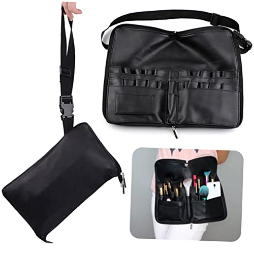 DECOMELODY Multifunktionale Kosmetiktasche aus Strapazierfähigem PU Material Teiliges Make Up Pinselset Organizer Röhren Große Kapazität für Damen Praktisch für Reisen und Alltag von DECOMELODY