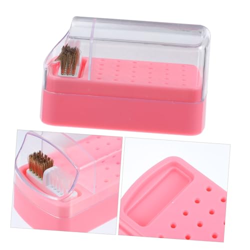 DECOMELODY Nagelfräser Bits Aufbewahrungsbox mit Reinigungsfunktion Transparenter Kunststoff Organizer für Maniküre Werkzeuge Langlebig und Platzsparend für Nagelstudio und Heimgebrauch DECOMELODY Nagelfräser Bits Aufbewahrungsbox mit Reinigungsfunktion Transparenter Kunststoff Organizer für Maniküre Werkzeuge Langlebig und Platzsparend für Nagelstudio und Heimgebrauch von DECOMELODY