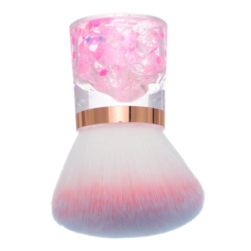 DECOMELODY Nail Dust Extractor Pinsel Weicher Blumenförmiger Staubpinsel für Nägel Vielseitig für Maniküre Pediküre und Makeup bei Empfindlicher Haut für Anfänger und Profis Perfekter von DECOMELODY