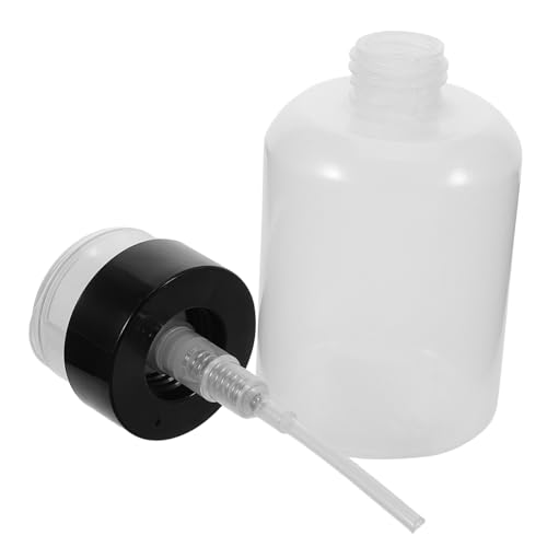 DECOMELODY Nail Polish Remover Pump Dispenser Flasche Mit Lockmechanismus Leere Druckflasche Für Nagellack Und Make-up Entferner Langlebig Und Elegant Für Maniküre Und Nagelstudios von DECOMELODY