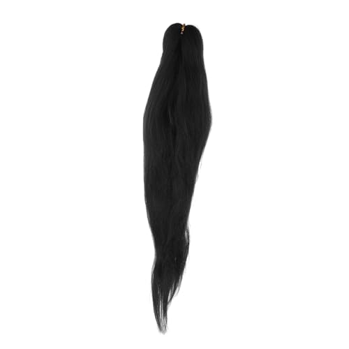DECOMELODY Pre Stretched Synthetische Braiding Hair Extensions für Frauen und Mädchen Natürliche Schwarze Geflochtene Zöpfe Hautfreundlich und Stylisch Leicht zu Tragen für Club und Alltag von DECOMELODY
