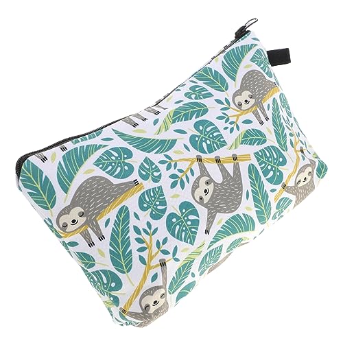 DECOMELODY Printed Baumfaultier Kosmetiktasche Leichtes Dacron Material Organizer Reise Make Up Tasche Handlich Bequem für Damen von DECOMELODY