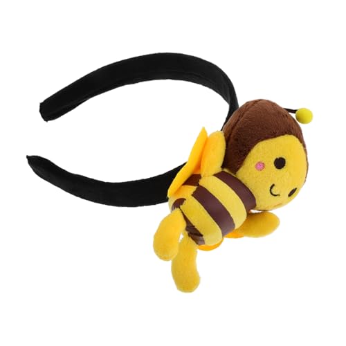DECOMELODY Realistischer Bienen Haarreif Aus Plüsch Für Cosplay Und Festivals Bequeme Und Vielseitige Kopfbedeckung Für Erwachsene Für Halloween Und Partys von DECOMELODY