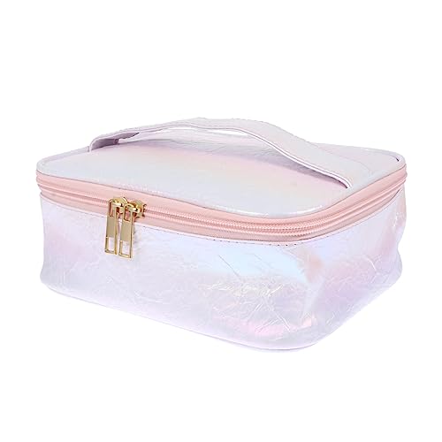 DECOMELODY 1stück Stylischer Kosmetik Organizer Für Damen Große Kulturtasche Für Reise Wasserdichter Toilettenbeutel Aus PVC Praktischer Make-up Beutel Farbenfrohe Kosmetiktasche Für DECOMELODY 1stück Stylischer Kosmetik Organizer Für Damen Große Kulturtasche Für Reise Wasserdichter Toilettenbeutel Aus PVC Praktischer Make-up Beutel Farbenfrohe Kosmetiktasche Für von DECOMELODY