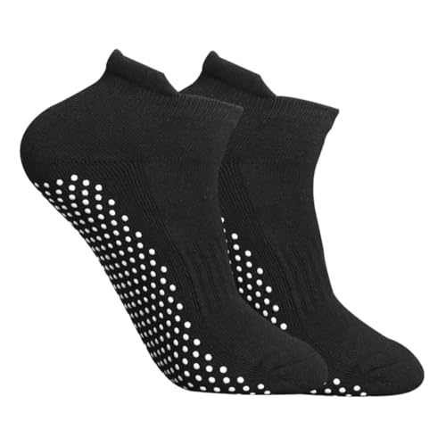 DECOMELODY Rutschfeste Atmungsaktive Kurzsocken mit Anti rutsch noppen Verstärkte Sohle für Yoga und Fitness Unisex Sportsocken für Sicheren Halt Glatten Böden für Indoor und Outdoor einsatz DECOMELODY Rutschfeste Atmungsaktive Kurzsocken mit Anti rutsch noppen Verstärkte Sohle für Yoga und Fitness Unisex Sportsocken für Sicheren Halt Glatten Böden für Indoor und Outdoor einsatz von DECOMELODY