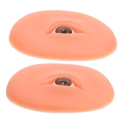 DECOMELODY Silikon Make Up Übungshaut Augenbrauen und Lidschatten Trainingsmodell Wiederverwendbar Hautähnlich für Make Up Anfänger Vielseitig zum Üben von Eyeliner von DECOMELODY