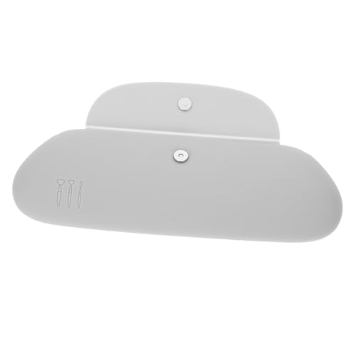 DECOMELODY Silikon Make-up Pinsel Tasche Tragbar Kosmetik Pinsel Organizer Schminktasche Reise Kulturbeutel Leicht Staubdicht Für Damen Mädchen Klein von DECOMELODY