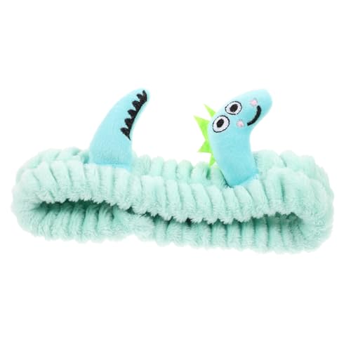 DECOMELODY Spa Stirnband Cartoon Dinosaurier Haarband für Teen Mädchen Waschgesicht Stirnband Süßes Haaraccessoire für Make up Elastisch Grün fruchtgrün Langlebig Modisch Vielseitig von DECOMELODY