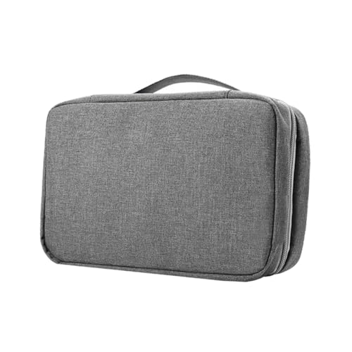 DECOMELODY Toiletry Bag Und Großes Kosmetik-Organizer Für Reisen Tragbare Schminktasche Mit Transparentem Fach Und Großem Stauraum Für Herren Und Damen von DECOMELODY