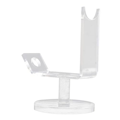 DECOMELODY Transparenter Acryl Display Ständer Tattoo Maschinenhalter Desktop Organizer Ständer für Tätowiergerät und Zubehör Modernes Design Stabiler Aufbewahrungsrack für Schönheitssalon von DECOMELODY
