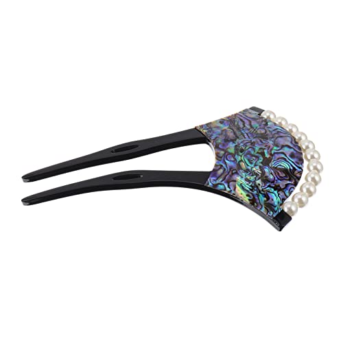 DECOMELODY U Förmige Haarnadel aus Acryl mit Design Antike Französische Haarklammer für Mädchen Stilvolle und Robuste Haargabel Geeignet für Retro Partys und Festliche Anlässe von DECOMELODY
