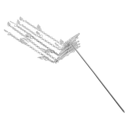 DECOMELODY Vintage Chinesische Haarnadel mit Zuverlässiger Kette Retro Haarschmuck für Frauen und Mädchen Exotisches Design Vielseitig Verwendbar Handgefertigtes Sicherer von DECOMELODY