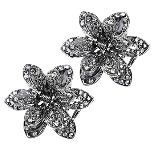 DECOMELODY 2stücke Vintage Haarklammern Aus Legierung Mit Kristallen Stilvolle Haarclips Für Damen Für Verschiedene Frisuren Und Anlässe von DECOMELODY