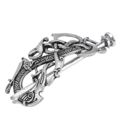 DECOMELODY Vintage Haarschmuck Damen Retro Holzhaarnadel Handgefertigte Dünne Geschnitzte Lange Haarspange Robust und Tragbar für Hochsteckfrisuren und Dickes Haar Haarschmuck Accessoire von DECOMELODY