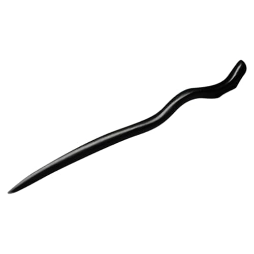 DECOMELODY Vintage Holz Haarstäbchen Spitzes Haarnadel Accessoire für Damen Haarknoten Dutt Haarschmuck Hanfu Stil Leicht und Elegant von DECOMELODY