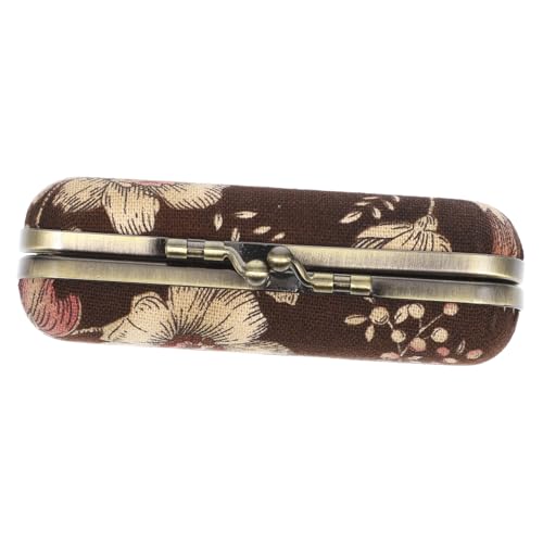 DECOMELODY Vintage Lippenstiftbox mit Spiegel Kleines Lippenstift Etui Tragbarer Kosmetik Organizer für Lippenpflege für Alltag und von DECOMELODY