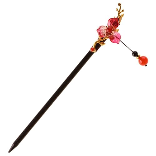 DECOMELODY Japanischer Haarnadel Für Dutts Haarstäbchen Für Frauen Baumelnde Haarnadel Haarknotenstab Vintage-blumenhaarstab Haar Styling-tool Geeignet Für Alltag Hochzeiten Und Partys von DECOMELODY