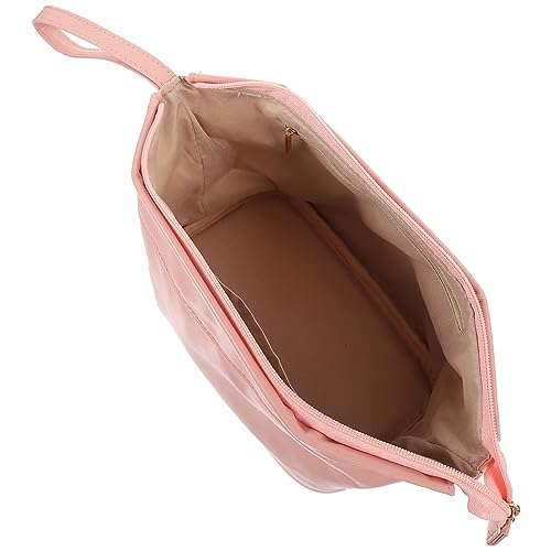 DECOMELODY Kosmetiktasche Aus Leder Für Damen – Großer Reise-kulturbeutel-Organizer – Make-up-aufbewahrung Mit Reißverschluss – Unverzichtbar Für Geschäftsreisen von DECOMELODY