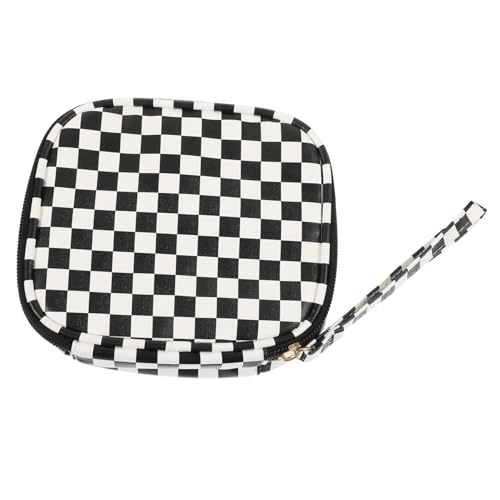 DECOMELODY wasserdichte PU Münzbörse Damen Kosmetiktasche mit Reißverschluss Kleine Plaid Geldbörse für Münzen Lippenstift und Hygieneartikel Tragbare Mini Aufbewahrungstasche DECOMELODY wasserdichte PU Münzbörse Damen Kosmetiktasche mit Reißverschluss Kleine Plaid Geldbörse für Münzen Lippenstift und Hygieneartikel Tragbare Mini Aufbewahrungstasche von DECOMELODY