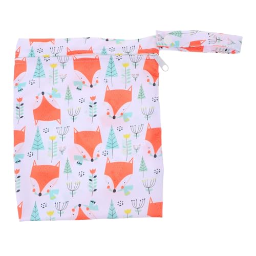 DECOMELODY wasserdichte Windeltasche Wickeltasche Wiederverwendbar Multifunktional Organizer Tasche für Nasse und Trockene Stoffwindeln Unterwegs von DECOMELODY