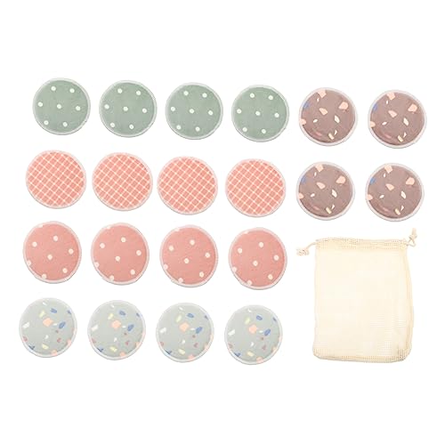 DECORNIJIA 1 Satz Make-up-entferner-pad Gesicht Pads Make-up-reinigung Schild Rosa Hautpflege Abschminkkissen Bambusfaser von DECORNIJIA