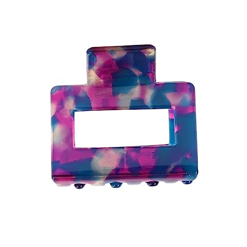 DECORNIJIA 1 Stück Quadratische Greifklaue Süße Haarspangen Für Frauen Retro Kopfschmuck Haargriff Haarbindewerkzeug Kreative Kieferklammer Elegante Haarspange Modische Haarspange von DECORNIJIA