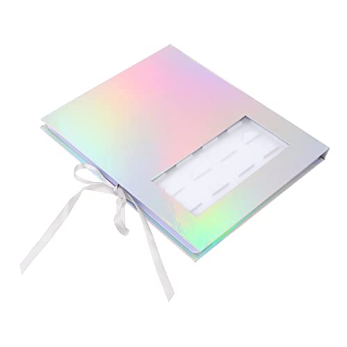 DECORNIJIA Künstliche Wimpernbox Aus Papier Zum Aufbewahren Von Wimpernpaketen Falsche Wimpernbehälter Für Schönheitssalons Und Persönlichen Gebrauch Wimpernetui Mit Stabiler Leistung von DECORNIJIA