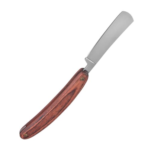 DECORNIJIA 1 Stück manueller Rasierer Barbiere Männer Bartfänger zum Rasieren Rasur Trimmer Bart- und Schnurrbart -Pflegewerkzeug Werkzeug zum Formen des Bartes Farbiges Holz von DECORNIJIA