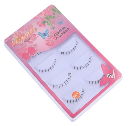 DECORNIJIA 10 Paare Künstliche Untere Wimpern Transparentes Band Natürlicher Look Weiche Fake Bottom Lashes für Frauen Cosplay Party Halloween Make Up von DECORNIJIA