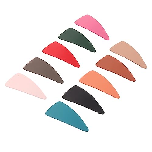 DECORNIJIA 10 Stück Teiliges Bunte Matte Haarspangen für Damen Langlebige Snap Haarklammern mit Gutem Haarschmuck Accessoires für Frauen und Mädchen Vielseitig und Elegant von DECORNIJIA