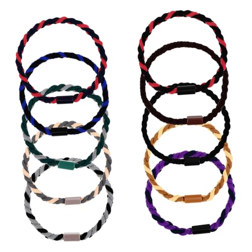DECORNIJIA 10 Stück Teiliges Geflochtene Haarbänder aus Robustem Nylon Elastische Haargummis für Männer und Frauen Haarschonende Ponytail in Verschiedenen Farben Stylische DECORNIJIA 10 Stück Teiliges Geflochtene Haarbänder aus Robustem Nylon Elastische Haargummis für Männer und Frauen Haarschonende Ponytail in Verschiedenen Farben Stylische von DECORNIJIA