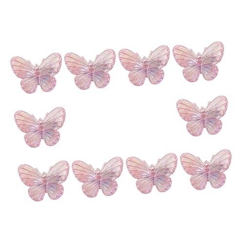 DECORNIJIA 10 Stück Teiliges Kleine Schmetterling Haarklammern in Niedliche Haarspangen für Damen Mädchen und Eleganter Haarstyle Robust und Vielseitig für Alltag und Party von DECORNIJIA
