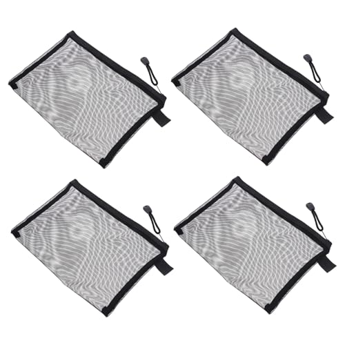 DECORNIJIA 10 Stück Teiliges Mesh Kosmetiktaschen aus Nylon mit Reißverschluss Atmungsaktive Aufbewahrungstaschen für Make Up Schreibwaren und Reise Leichte Tragbare Organizer für Damen und von DECORNIJIA