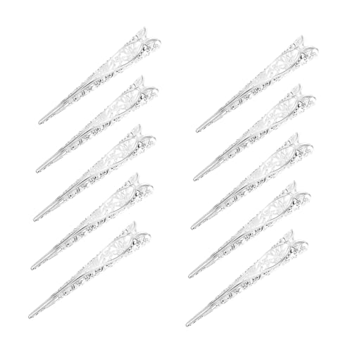 DECORNIJIA 10 Stück Teiliges Set Metallische Fingernagelringe mit Hohlem Design Dekorative Fingeraccessoires für Cosplay Halloween und Bühnenaufführungen von DECORNIJIA