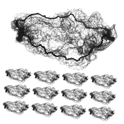 DECORNIJIA 100 Stück Unsichtbares Elastisches Haarnetz Flexibel für Haarknoten Damen Ballett Tänzerinnen Flugbegleiterinnen Professionelles Styling Schnell und von DECORNIJIA