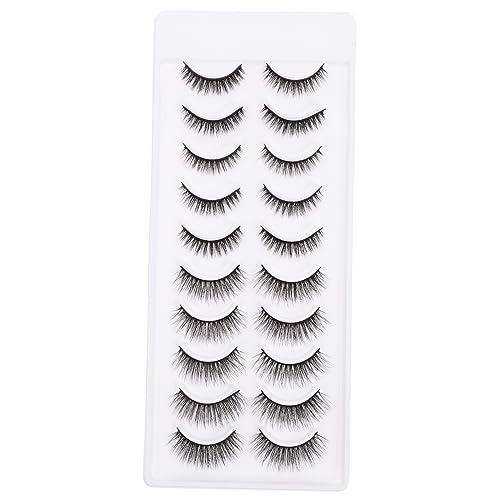 DECORNIJIA 10paare Falsche Wimpern Make-up Wimpernverlängerungen Für Frauen Augen Dekore Party Hochzeit Fotografie Gebrauch von DECORNIJIA